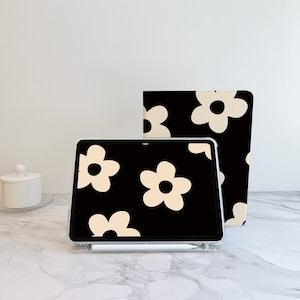 White Daisy iPad Cover, iPad Air iPad 10 10.9 2022 iPad Case Pro 12.9'' 2021 Pro 11 2022 iPad mini 6 case, iPad 9/8/7, 10.2, iPad cover image 5