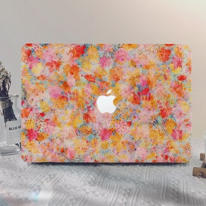 Colorful Abstract Leaves MacBook Case Macbook Pro 13 A2338 Macbook M2 Air 13 A2681 Pro 14 A2779 2022 Pro 13/15/16 Inch Unique Laptop Case