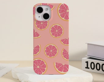 Lemon Summer Themed Phone Case iPhone 15 14 13 12 11 X Xs Max Xr Pro Case iPhone 15 14 13 Plus Pro Max iPhone Case Unique Art iPhone Cover