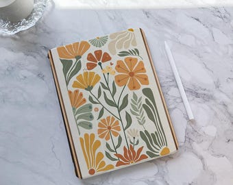Vintage Floral iPad Case, iPad Air 6 iPad 10 10.9" 2022 iPad Pro 12.9'' 2021 iPad Pro 2024 Case iPad mini 6 case, iPad 9/8,10.2",iPad Cover