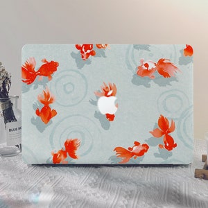 Little goldfish MacBook Case New Macbook Pro 13 A2338 Macbook M4 Air 13/15 2025 Pro 14 A2779 Pro 16 2022 Pro 13/15 Inch Unique Laptop Case