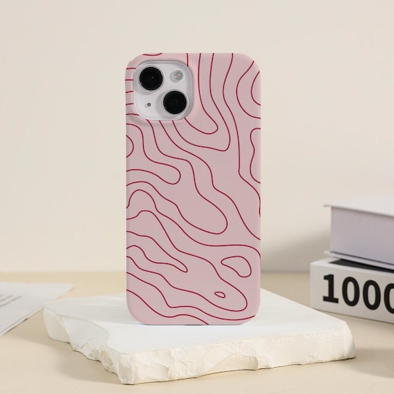 Light Pink Swirl Phone Case for iPhone 16 15 14 13 12 11 Xs Max Pro Case  iPhone 15 14 Plus Pro Max iPhone Case Unique Aesthetic iPhone Cover