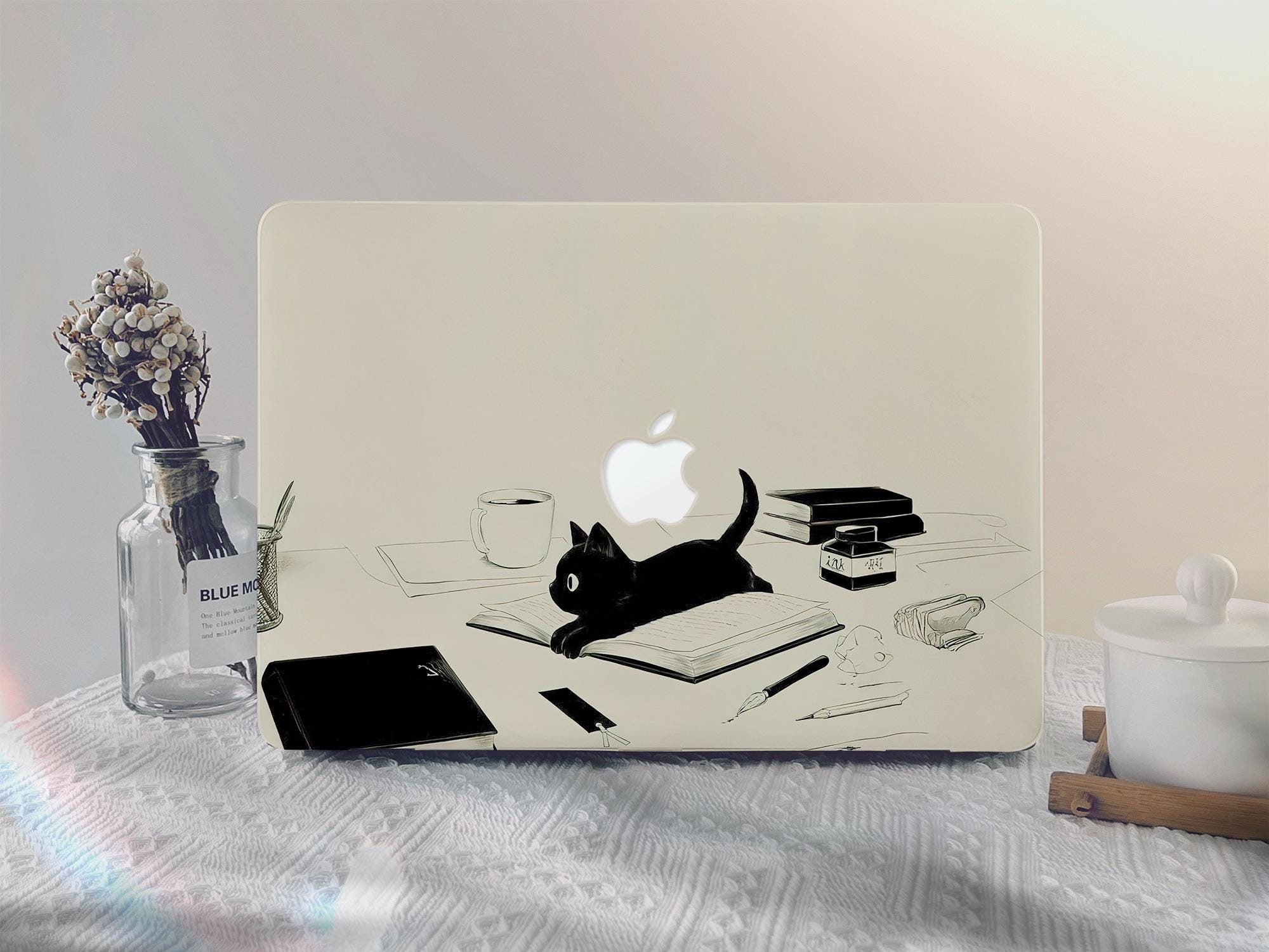 Cat MacBook Air Case - Etsy