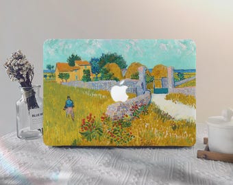 Malarstwo olejne, sztuka wsi, nowy Macbook Air 13 15 2025, Macbook Pro 13 A2338, Pro 14 A3112, Pro 13/15/16 cali, M3 M4, Retina 15, wyjątkowa obudowa laptopa