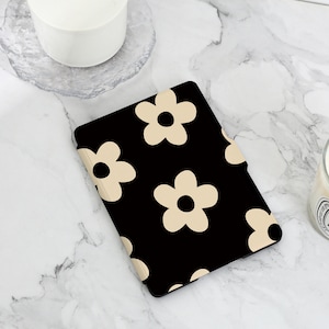 White Daisy Unique Kindle Case, Personalized Kindle Cover for Kindle Paperwhite1/2/3/4, Kindle 2019/2022, Kindle 10th 11th Generation Cover zdjęcie 3