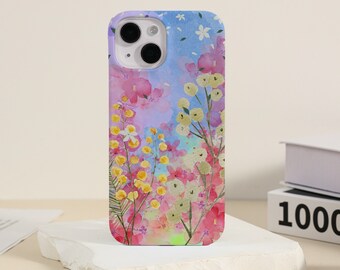 Oil Painting Colorful iPhone Case iPhone 15 14 13 12 11 X Xs Max Xr Pro Case iPhone 15 14 Plus 13 12 Pro Max iPhone Case Unique iPhone Cover