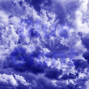 Blue Clouds PNG & JPG Sublimation Background, Blue Cloud Texture Cloudy Background, Cloudy Sky Digital Paper, Photo Backdrop, Commercial Use