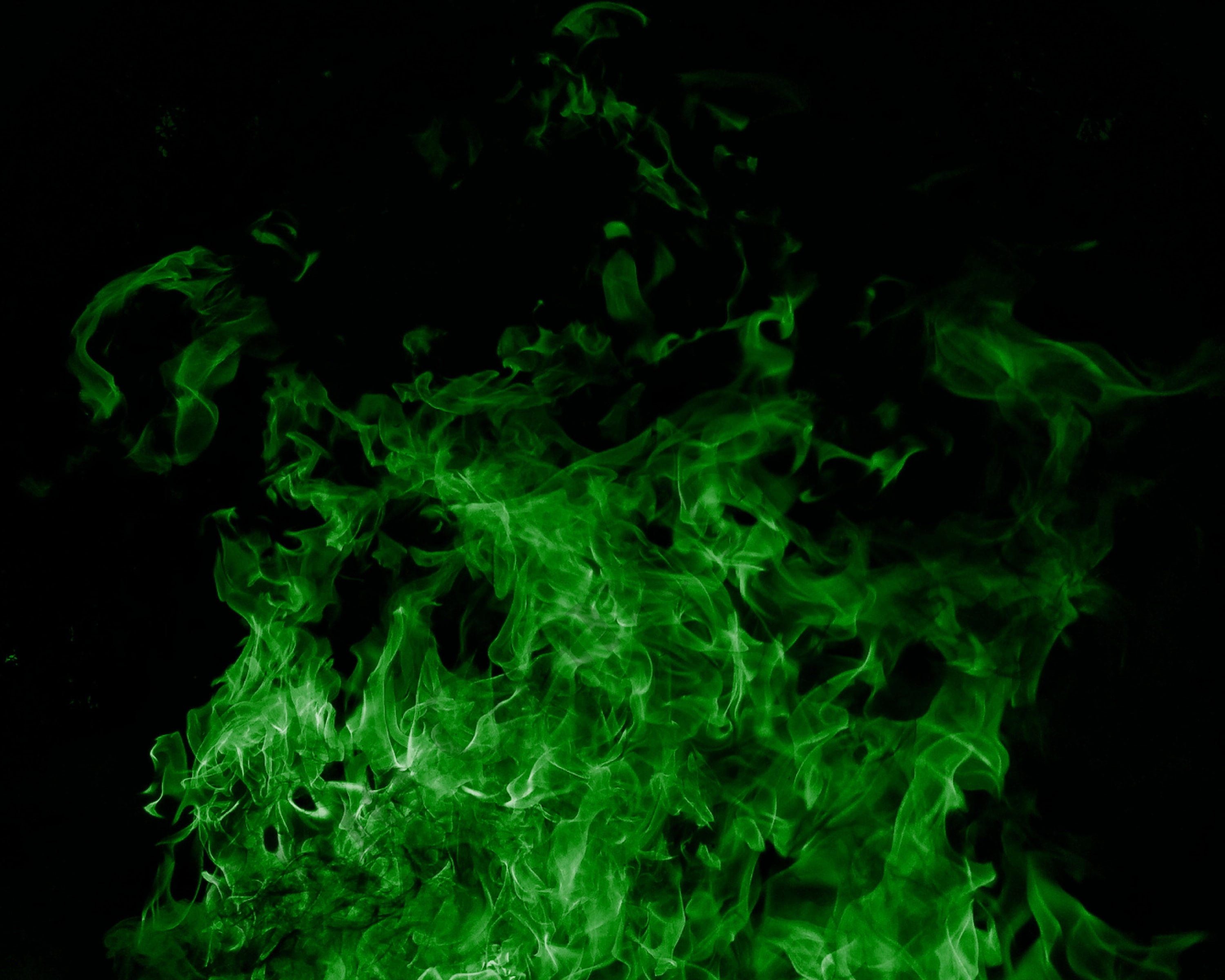 Green Flame Wallpaper