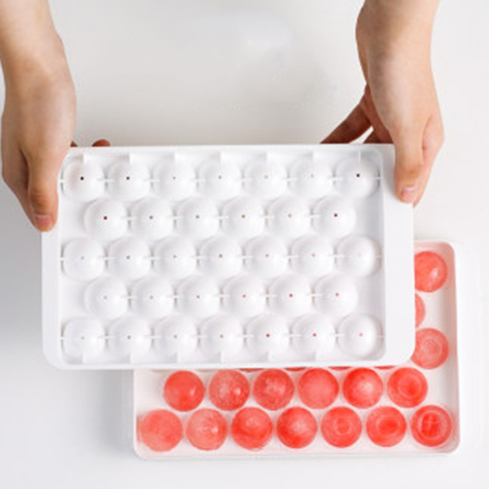 2 Pieces/ice Cube Mold 33 Grid Round Popsicle MoldIce Cube Etsy