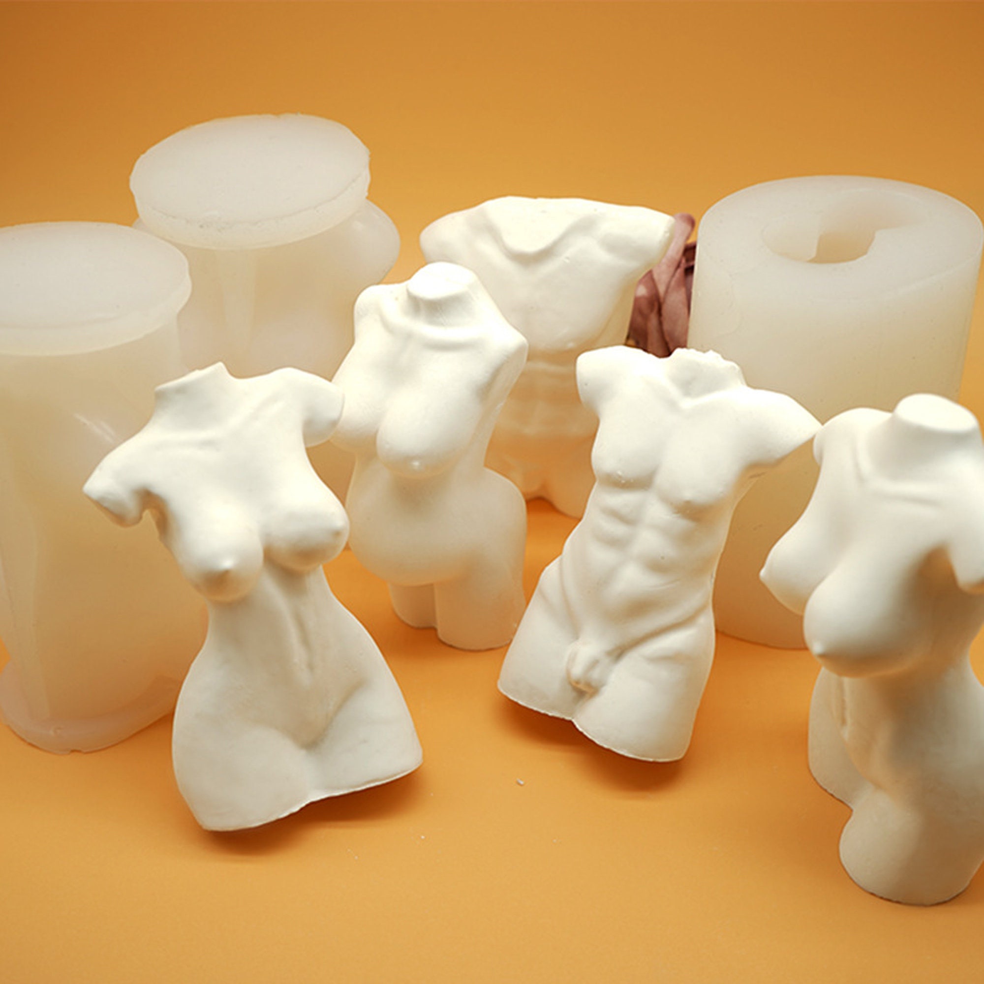 3D Human Body Mold Female Male Pregnant Woman Mold Fondant Etsy