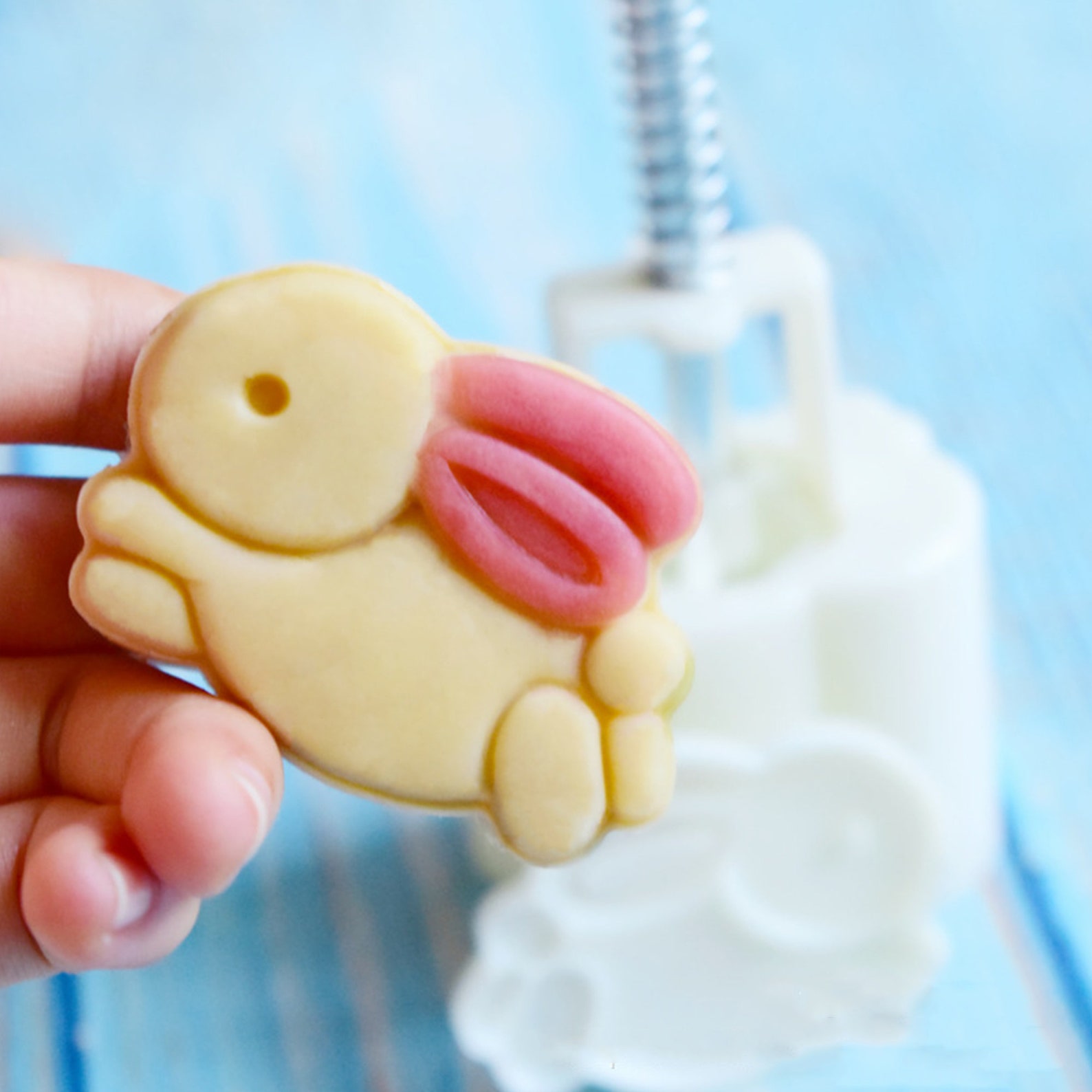 Cute Rabbit Mold Moon Cake Mold Midautumn Festival Mold