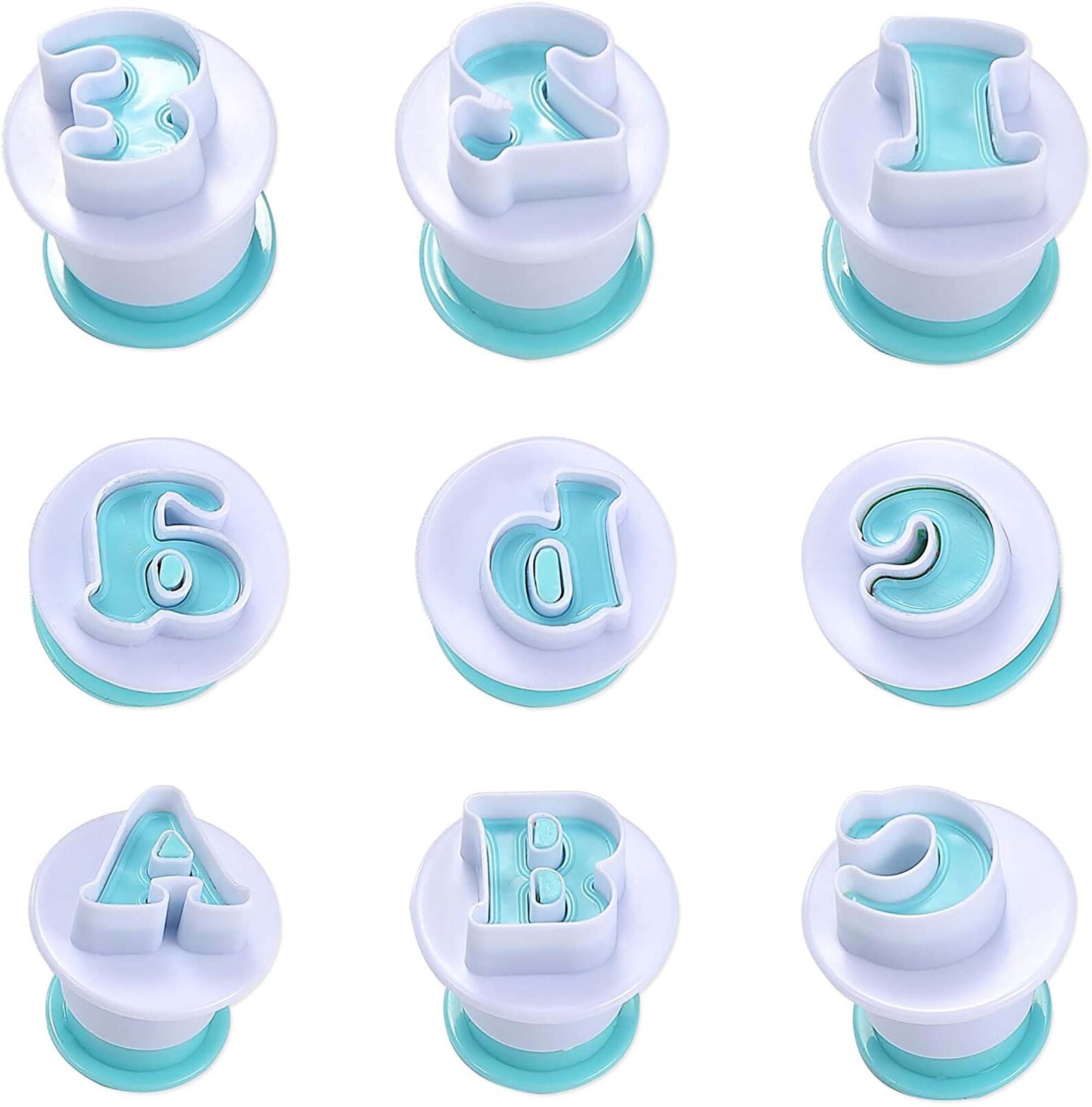 Fondant Alphabet/Letter Cutters and Number set Cake Biscuit Etsy