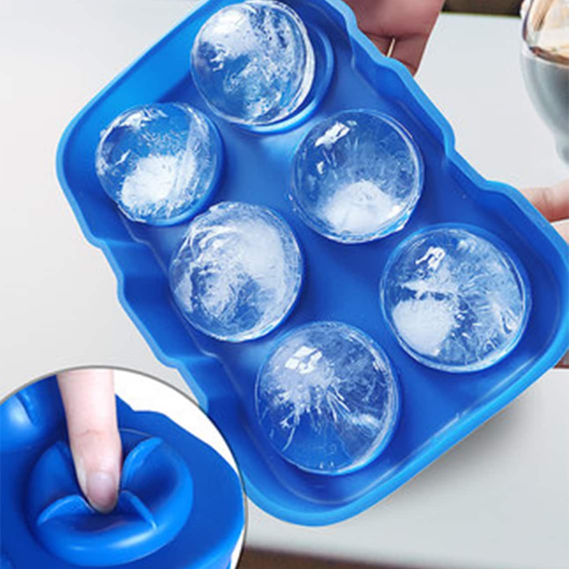 6cell Large Ice Cube MoldRound Ice Ball MoldLarge Ice Ball Etsy