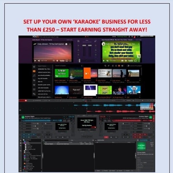 Set up your own Karaoke Business for less than 250 pounds – Start Earning Straight Away - 22 page PDF Guide