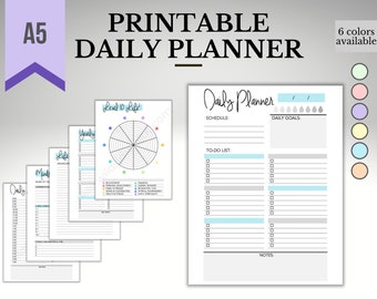 Printable Goal and Affirmation Daily Planner -