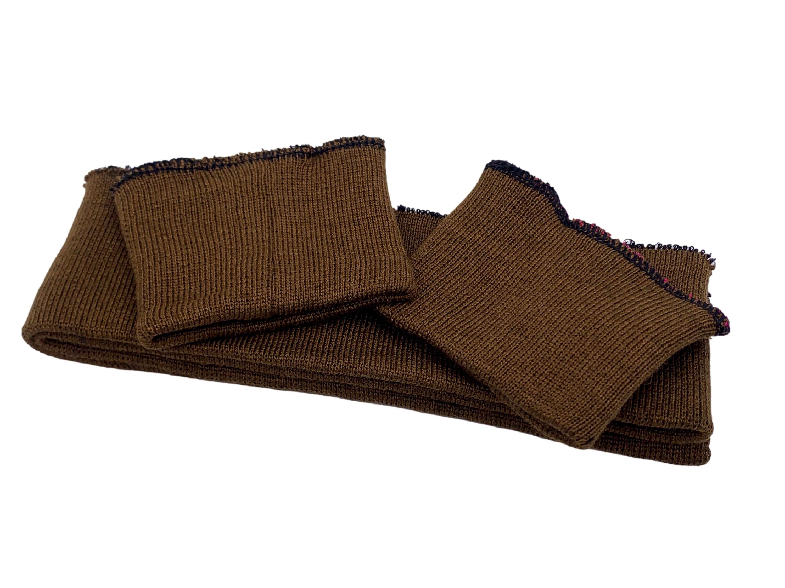 Unused Pair Brown Knit Cuffs for G-1 G1 Leather Flight Jacket
