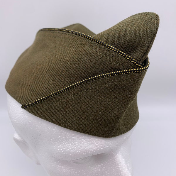 Reproduction Casquette de garnison d’officier de l’armée américaine, époque de la Seconde Guerre mondiale