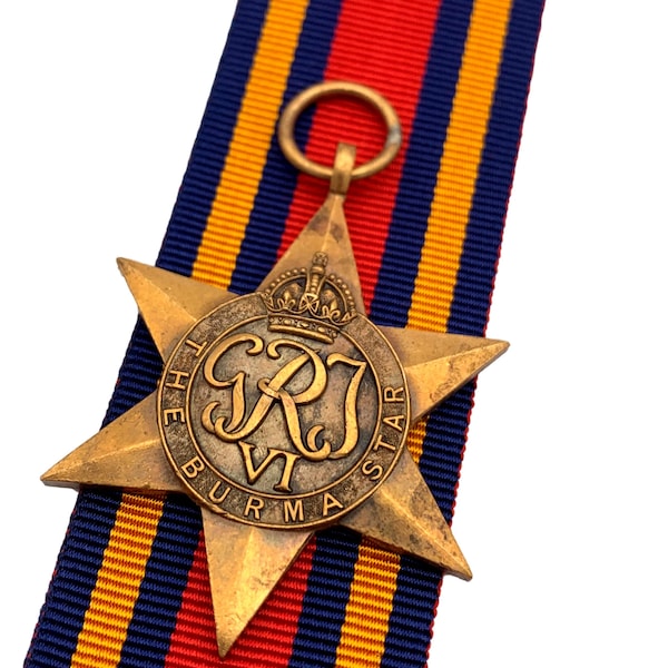 Original World War Two Burma Star, British Campaign Medal