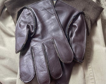 Reproduction American Army M-1943 Gloves, OD, Leather Palm