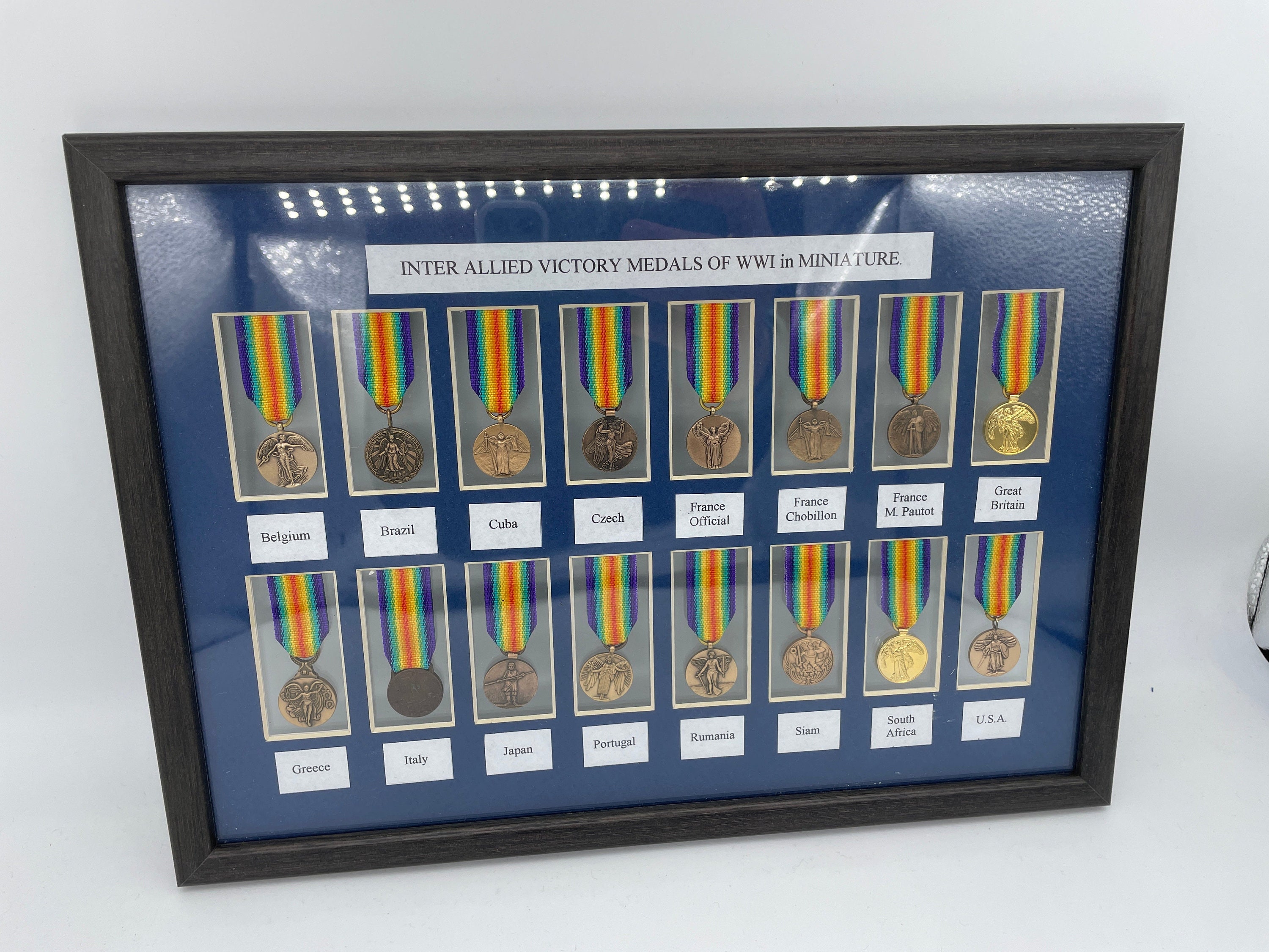 Patch Board / Military Shadow Box
