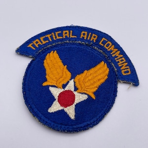 Original Post World War Two Era American Army Air Force Patch with Tactical Air Command Tab