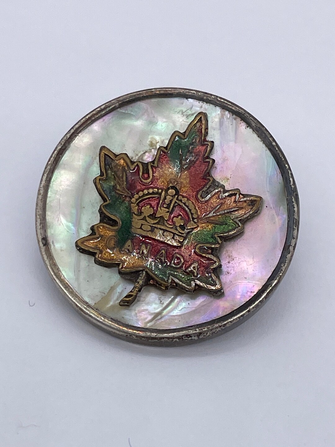 Original World War Two Era Sweetheart Brooch, Canada Etsy