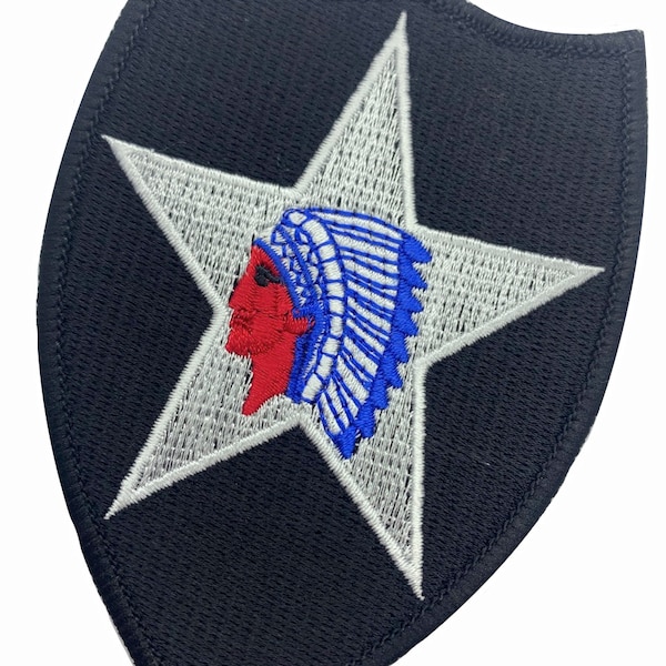 Reproduction World War Two Era American/US Insignia, 2nd Infantry Division Patch
