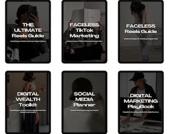 The Digital Wealth PLR Vault Bundle, 7 Digital Products, Bonus Ebooks, Done for you, Master Resell Rights, Private Label Rights, Faceless