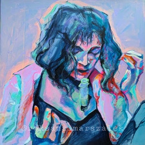 Mia Wallace Pulp Fiction ORIGINAL PAINTING