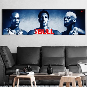 no bull poster jordan pippen rodman