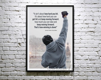 Rocky Balboa Poster Etsy