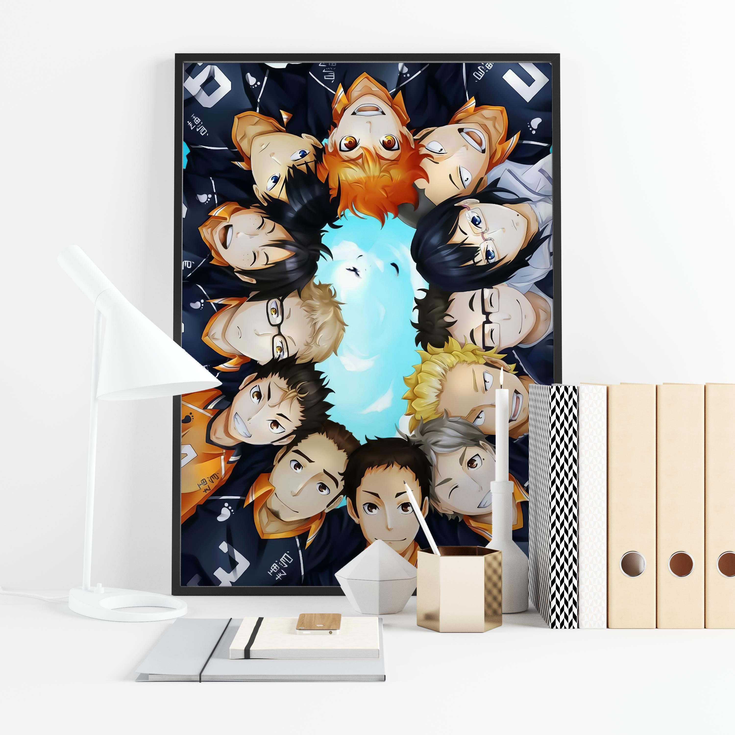 Anime Haikyuu Movie Posters Wall Art Retro Posters for Home Kawaii