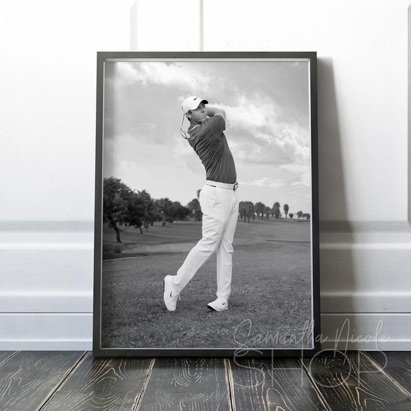 Rory McIlroy Printable Poster