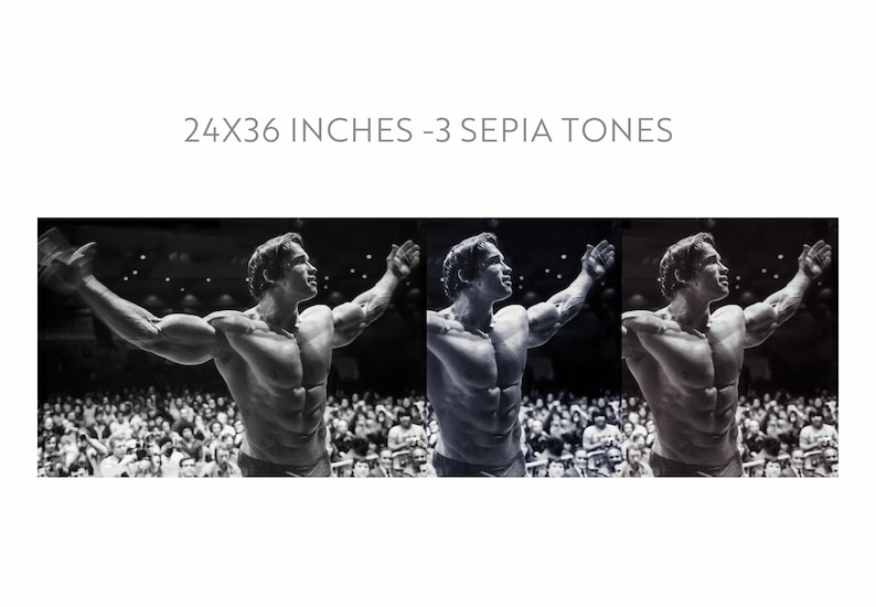 Arnold Schwarzenegger Mr Olympia 1974 Printable Poster | Etsy UK