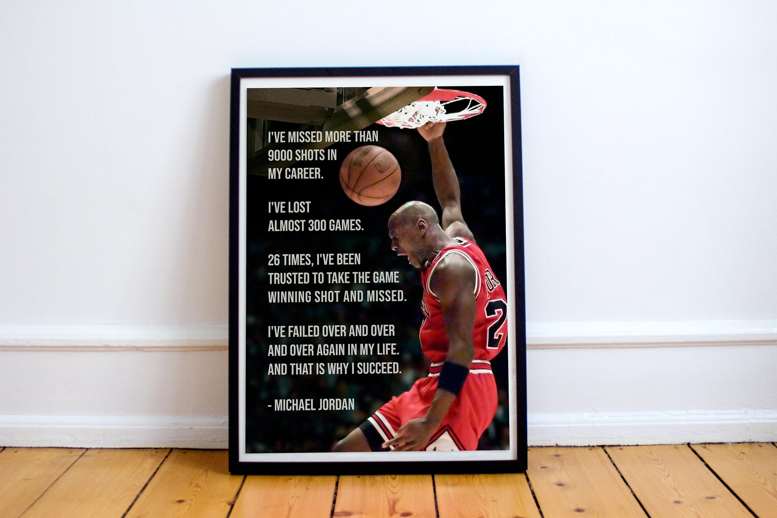 Discover Michael Jordan Zitate Poster