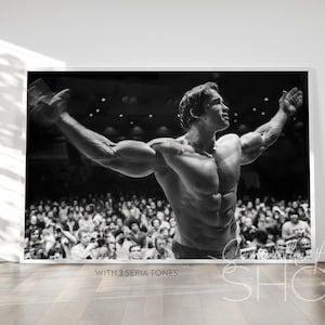 Arnold Schwarzenegger Herr Olympia 1974 druckbare Poster