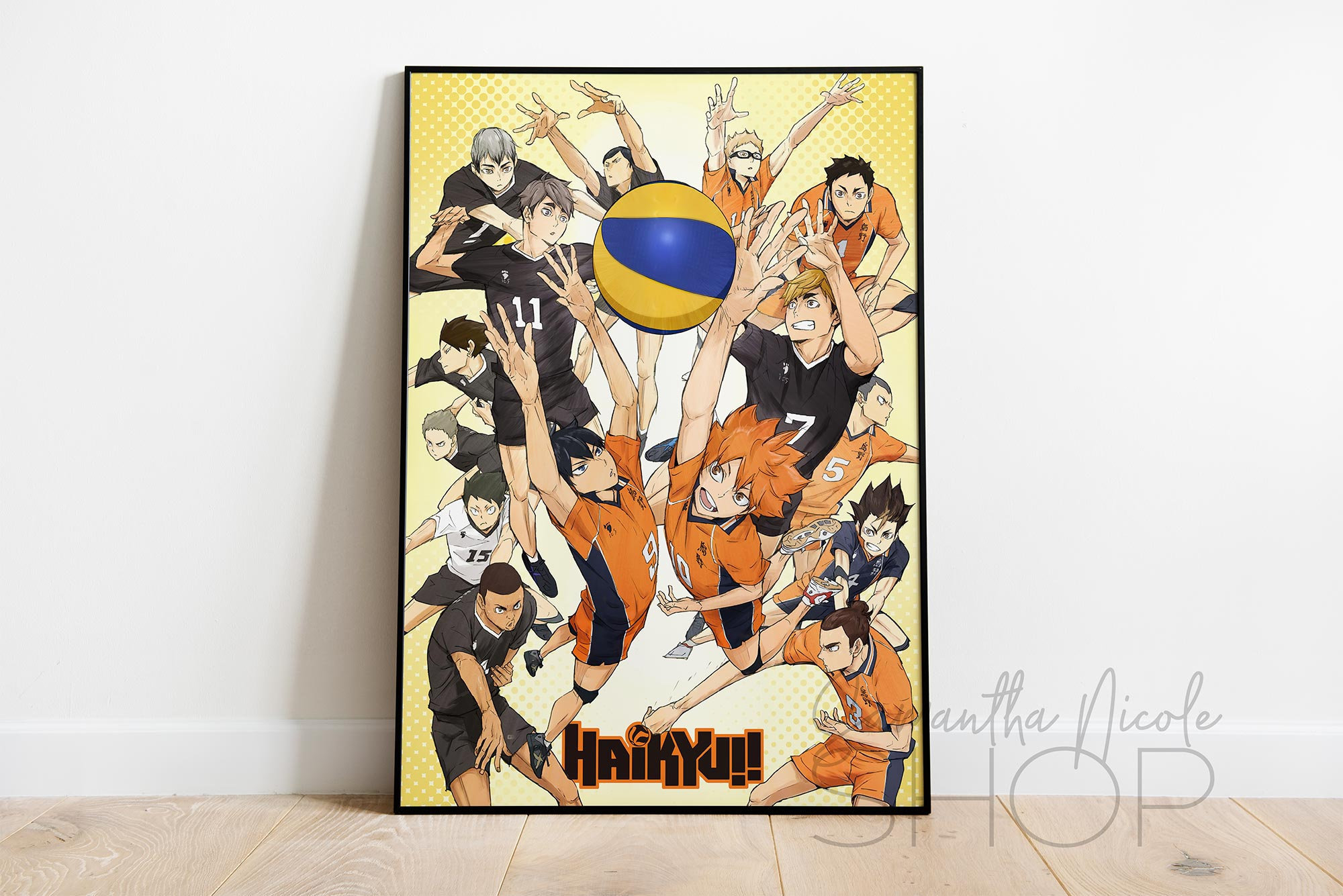 Haikyu Manga Series Team Karasuno . V8 Printable Poster. - Etsy