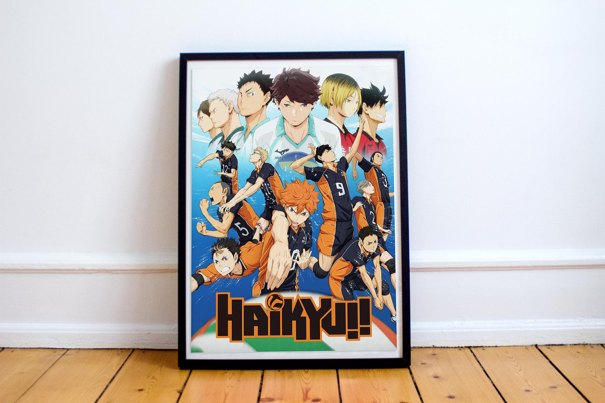  Haikyuu Merch Poster Karasuno High School Flag Anime