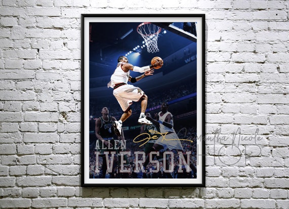 16x24 Sizes Allen Iverson Poster Wall Art Home Decor Photo Print 11x17 16x24 Sizes Allen Iverson Poster Wall Art Home Decor Photo Print 11x17