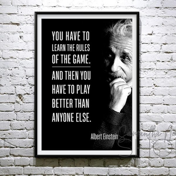 Albert Einstein Etsy