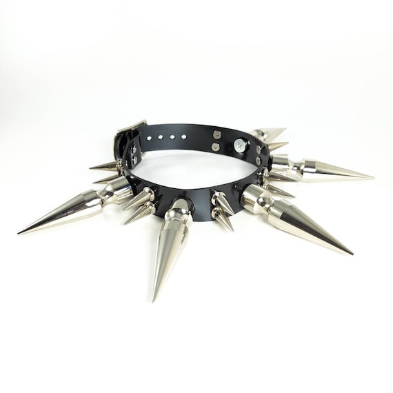 Long spiked best sale choker