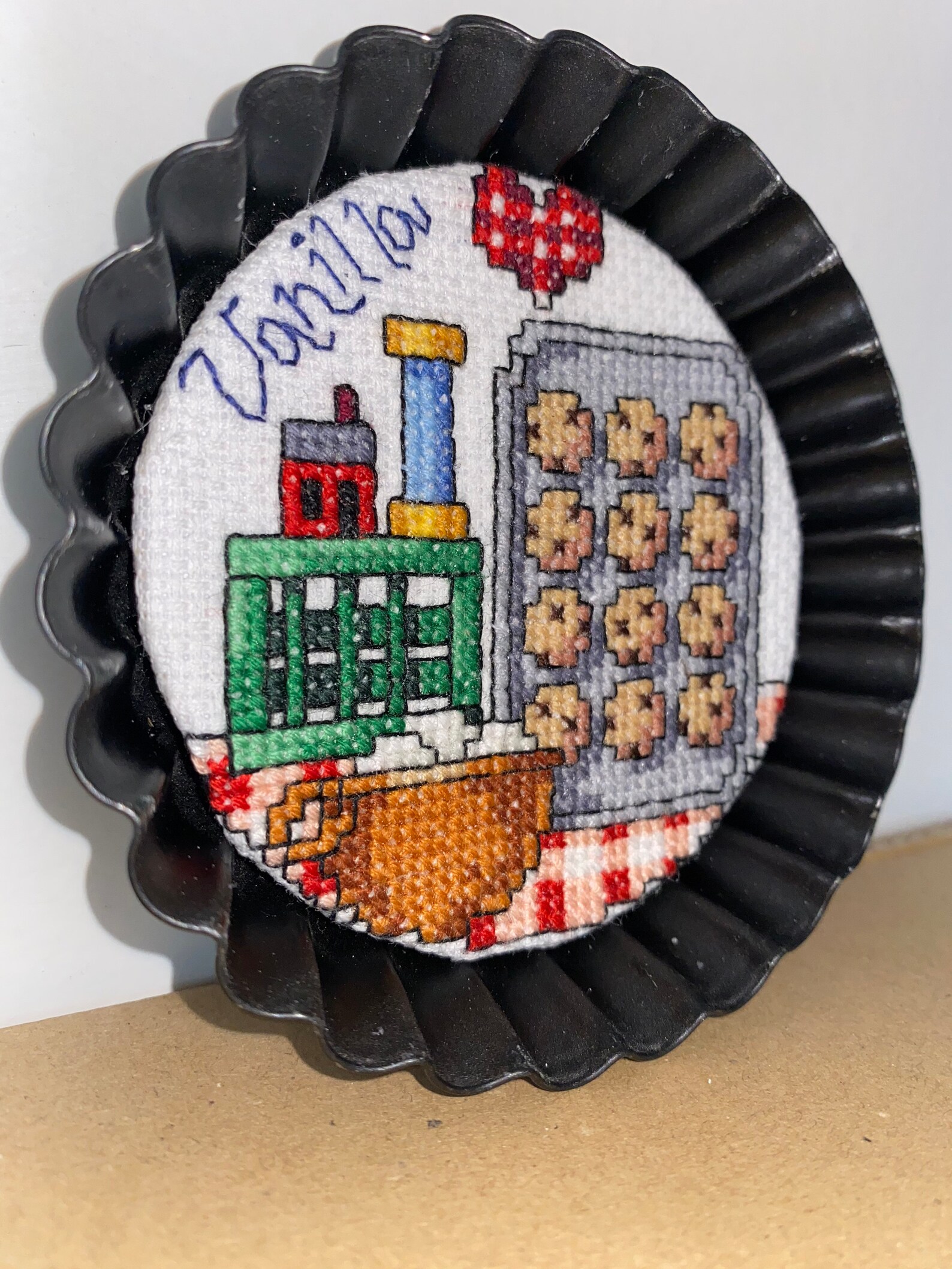 Handmade Finished CrossStitch Wall Hanging Vanilla 2 Etsy