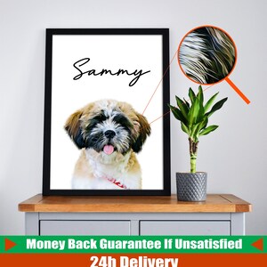 Peekaboo Custom Pet portrait Pet Portrait Custom Dog Portrait PEEKABOO Custom Watercolor Portrait Dog Art