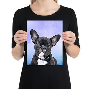 Custom Dog Painting | PEEKABOO | Pet portrait | Dog Portrait