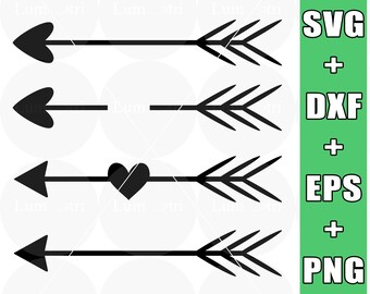 Download Heart With Arrow Etsy