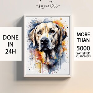 Pet painting, pet portrait, watercolor pet painting, Custom Dog Portrait, Custom pet Portrait, pet gift, Dog Painting, pet memorial gift