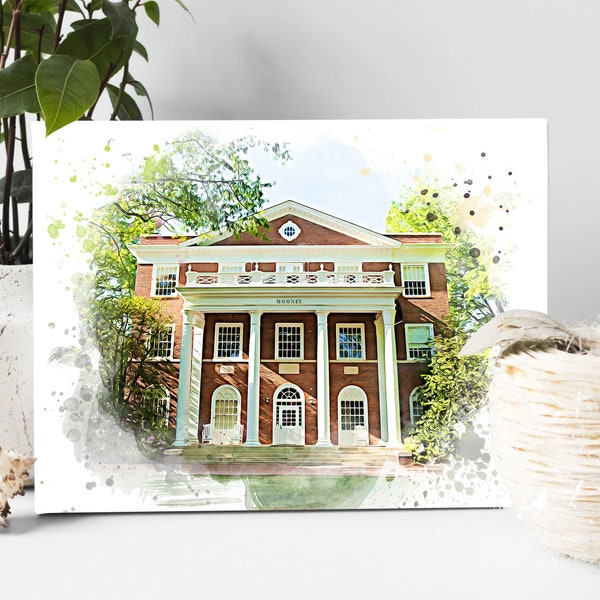 Our New Home Portrait, New Home Owner Gift, Our First Home Gift, Mortgage Lender Gift, House Picture, Watercolor Home, Realtor Closing Gift