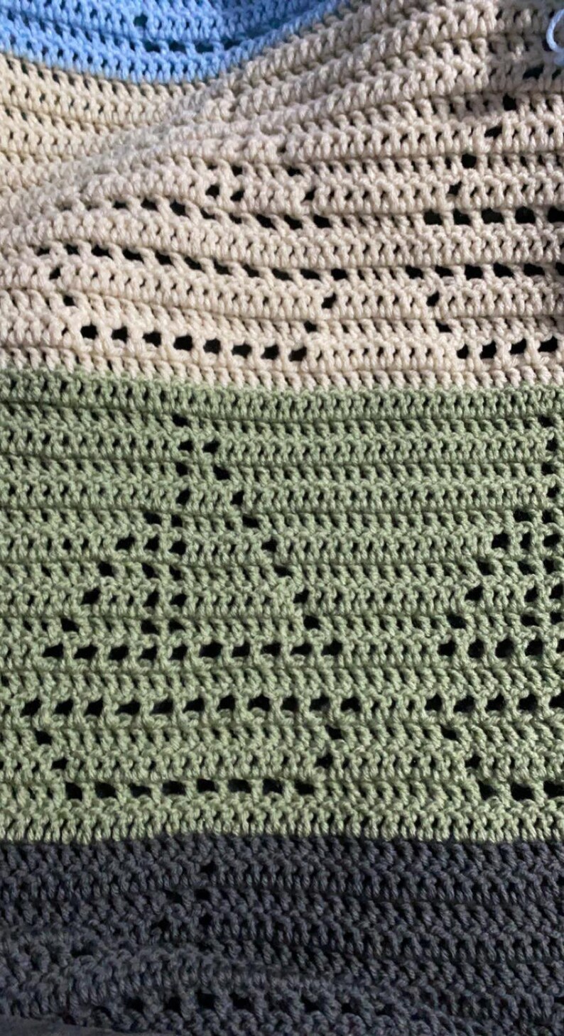 Sailboat Crochet Baby Blanket Pattern Etsy