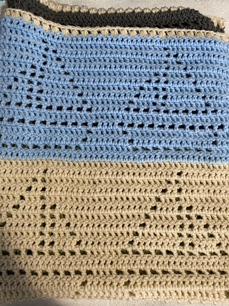 Sailboat Crochet Baby Blanket Pattern Etsy
