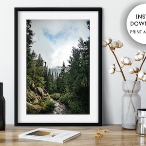 Printable Colorado Landscape Wall Art, Colorado Mountains Landscape